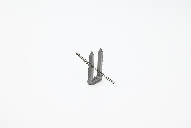 Grade 5 Titanium Ligament Staple with Spiked Fixation Surface