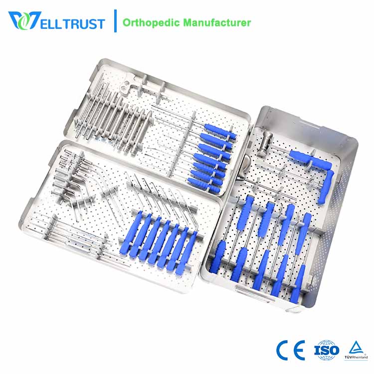 Complete UBE Instrument Set for Unilateral Biportal Endoscopic Spine Surgery