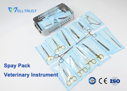 E002 Veterinary Spay Pack: Animal Surgical Kit | Well-Trust