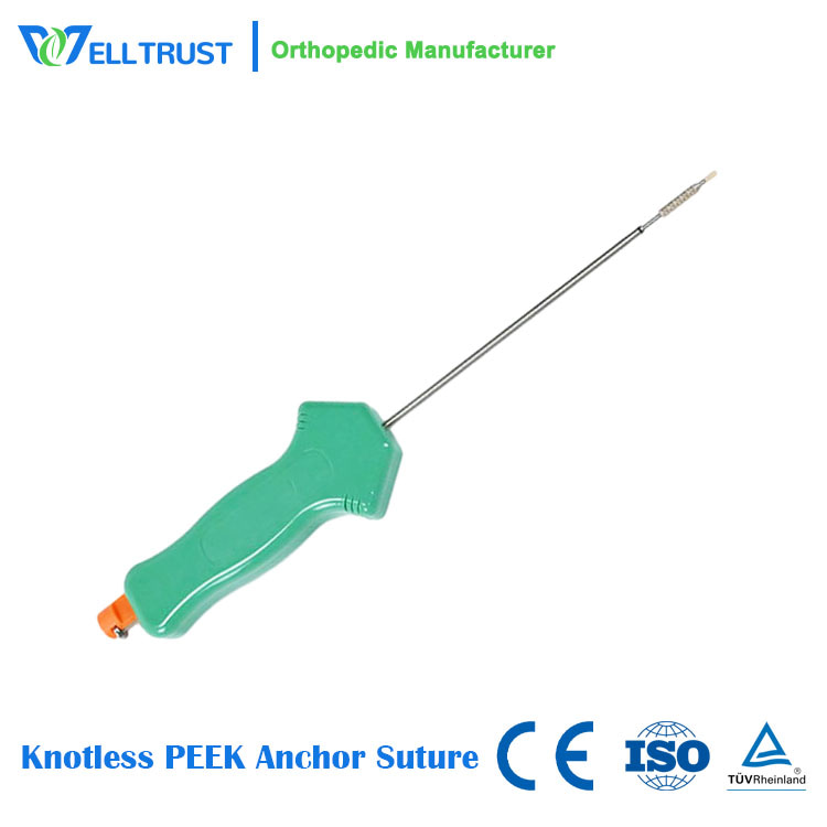Knotless PEEK Anchor Suture