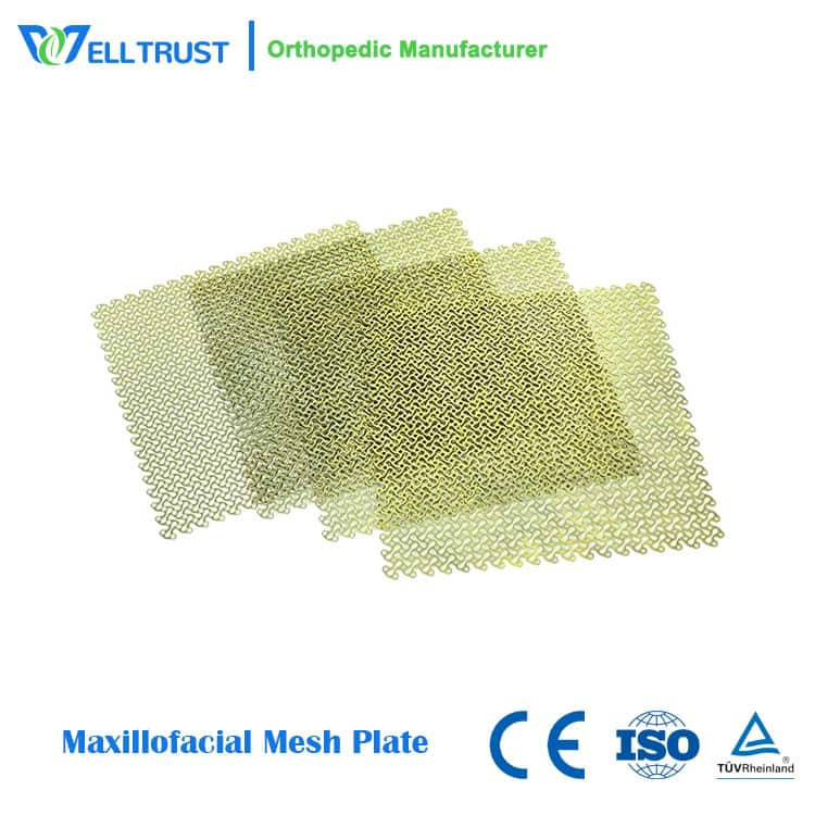 Maxillofacial Mesh Plate Titanium Implant For Cmf System